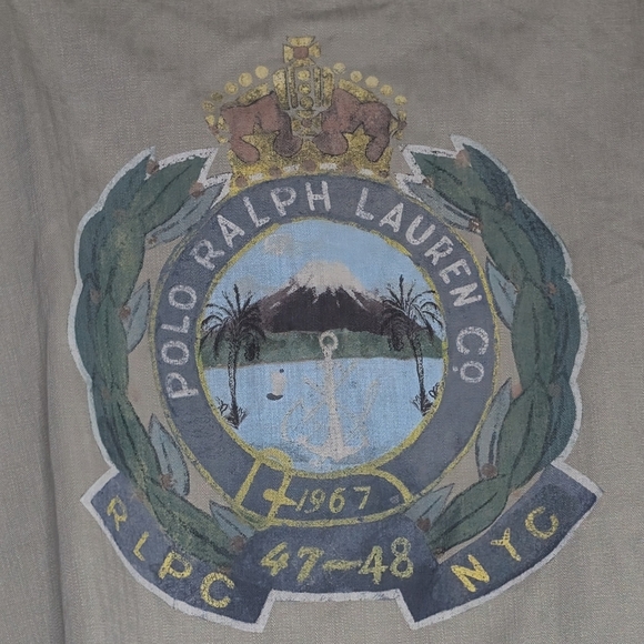 Ralph Lauren Polo Sportsman Crest Military Jacket RARE